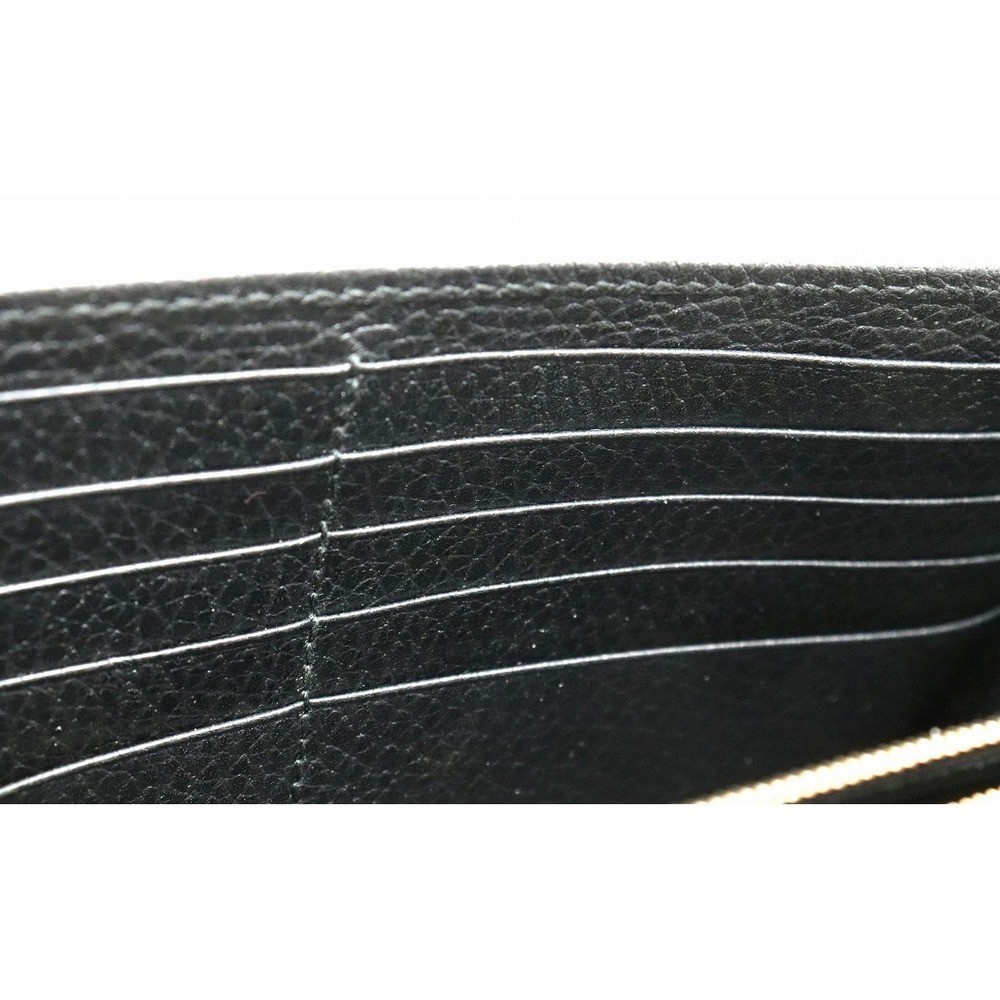 Gucci Interlocking Logo Embossed Leather Chain Wa… - image 6